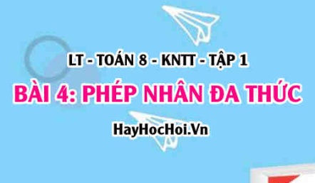 Phép nhân đa thức với đa thức, đơn thức với đa thức? Ví dụ? Toán 8 bài 4 [b4c1kn1]